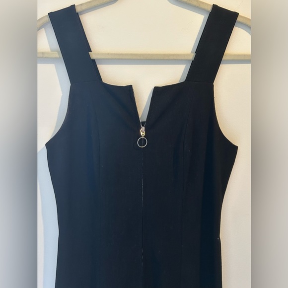 Club Monaco Black Front Zipper Jumpsuit - Picture 2 of 4